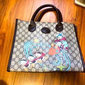 Cute Disney theme tote bag GG